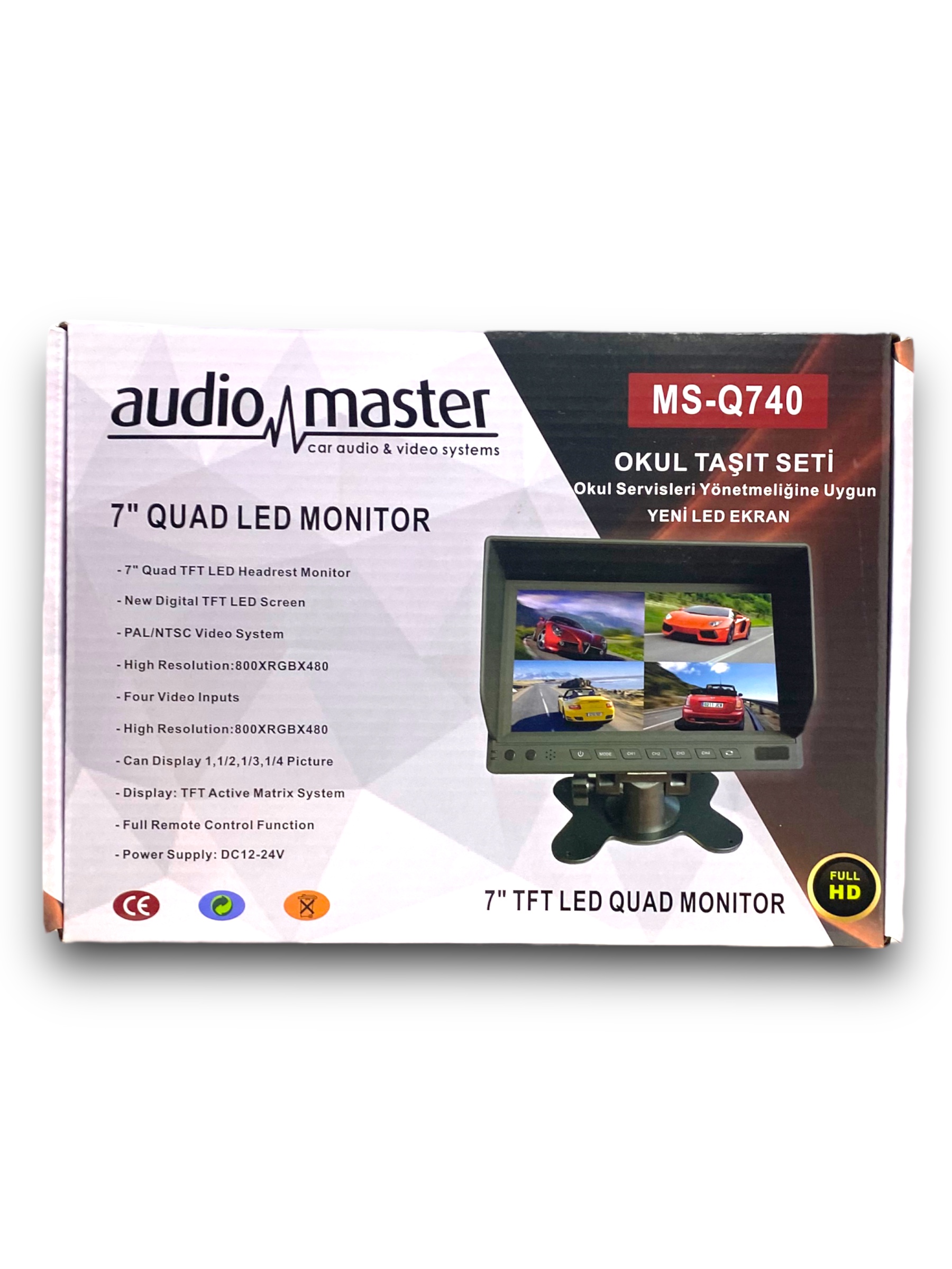 Audiomaster ms-q740 okul seti monitörü